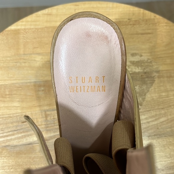 Stuart Weitzman Sunbelt slingback pecan colored heeled bootie. Size 6 - Picture 7 of 9
